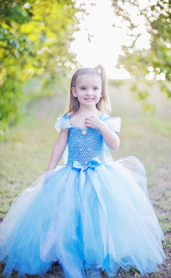 F68010 Frozen children princess dress